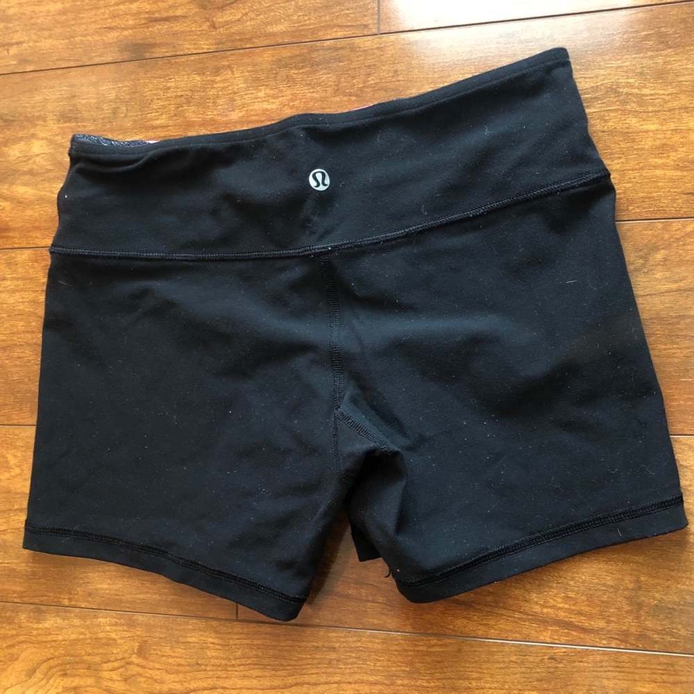 Lululemon reversible running compression shorts 6